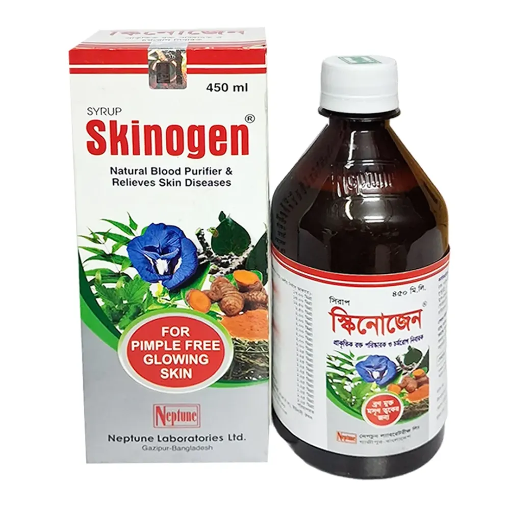 Skinogen Natural Blood Purifier & Relieves Skin Diseases - 450ml  