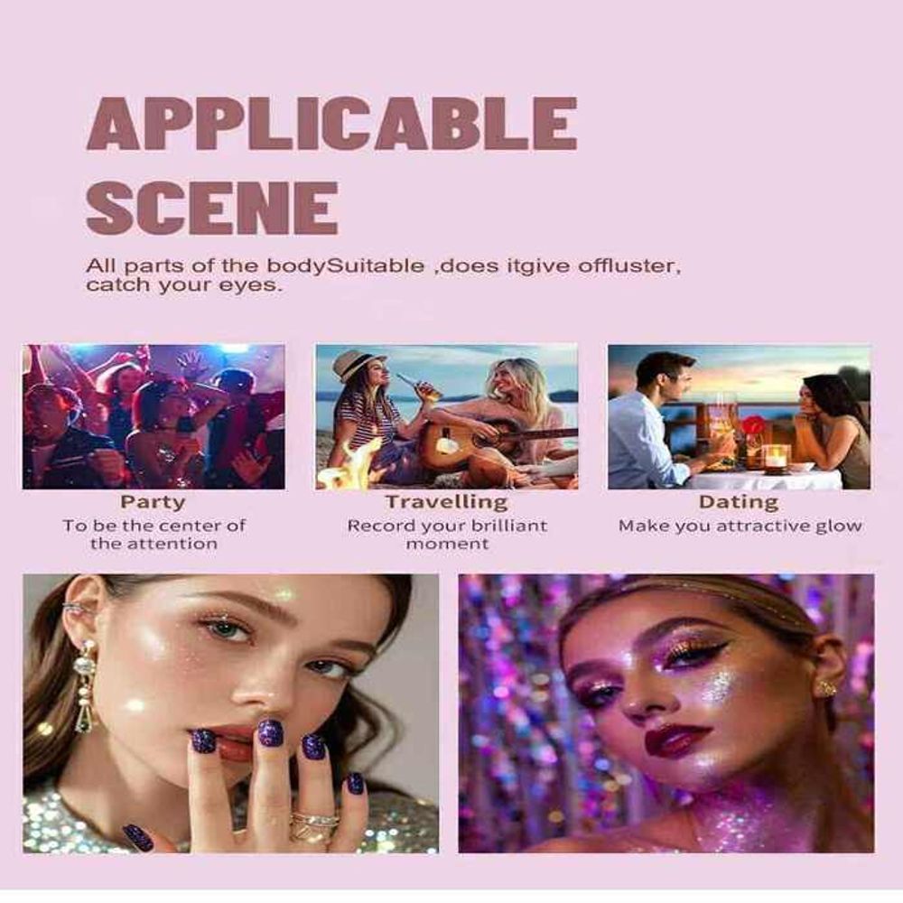 Sam Sugar Highlight Powder Spray Golden Shade 02  