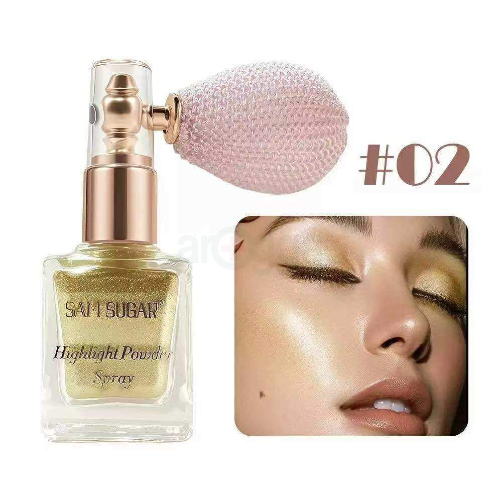 Sam Sugar Highlight Powder Spray Golden Shade 02  