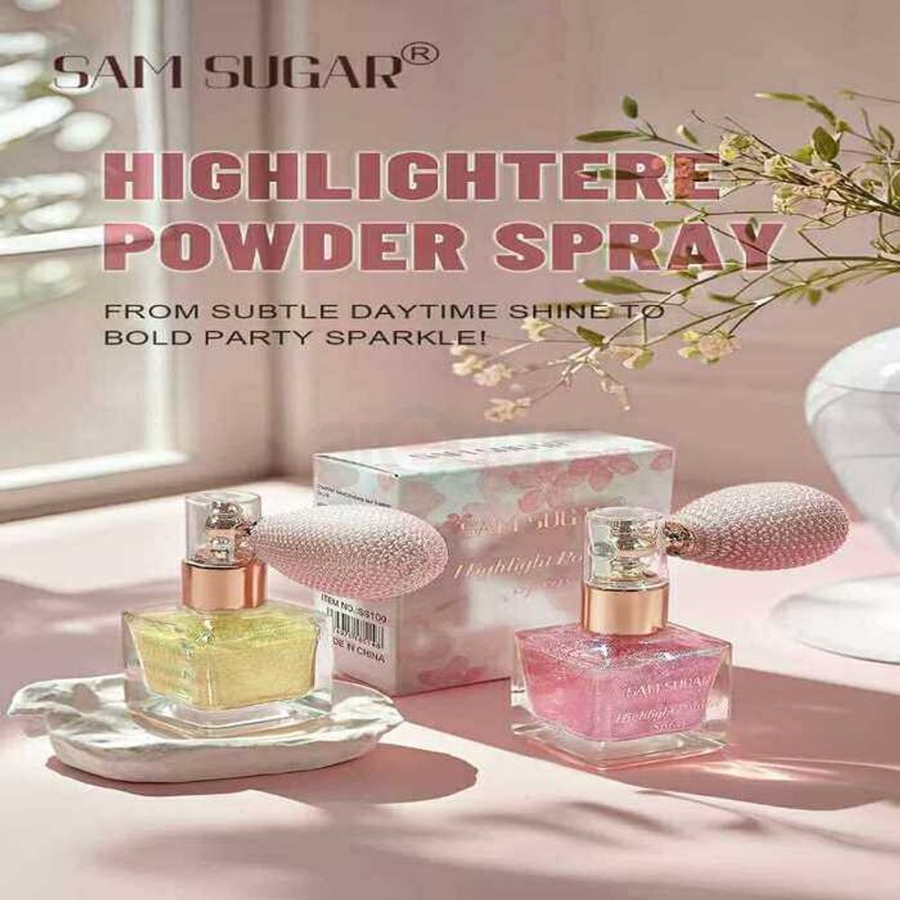 Sam Sugar Highlight Powder Spray Chocolate Shade 03  