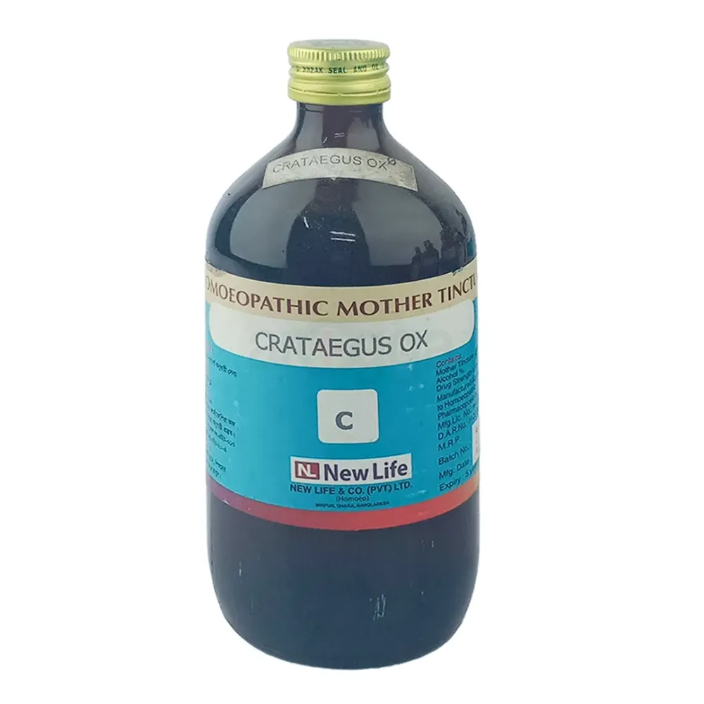 Crataegus OX Class (C) Mother Tincture 450ml - New Life (Homoeo)  