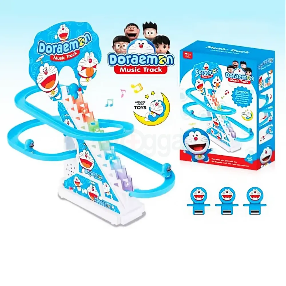 Doraemon Track Set Musical Toys Interactive Play with Lights and Sounds Toy for Babies Endless Fun and Adventure  