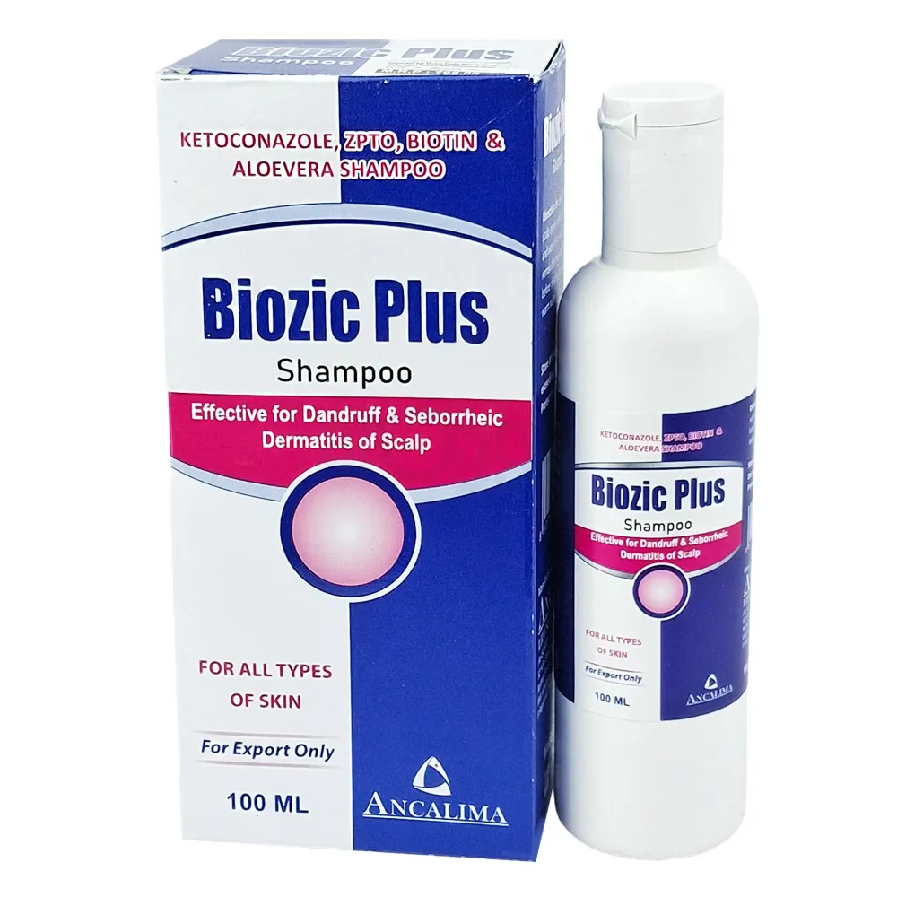 Biozic Plus Anti-Dandruff Shampoo – Effective Care for Seborrheic Dermatitis & Scalp   