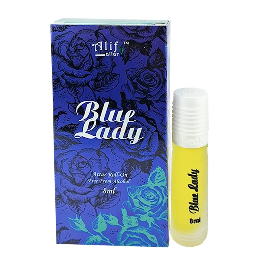 Alif Blue Lady Roll On Attar 8ml-M25  