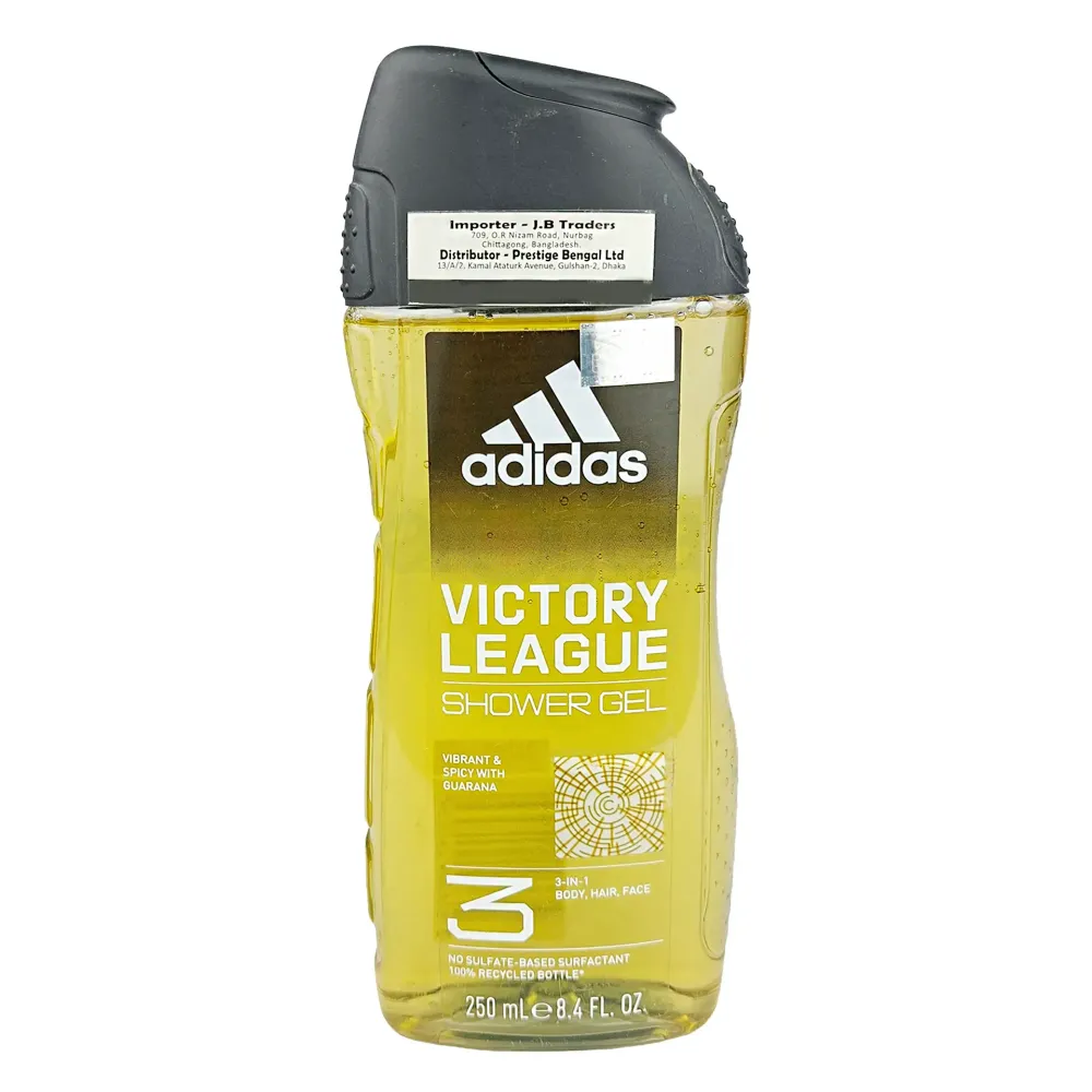 Adidas Victory League Shower Gel 250ml – Refreshing & Energizing Body Wash for Men  