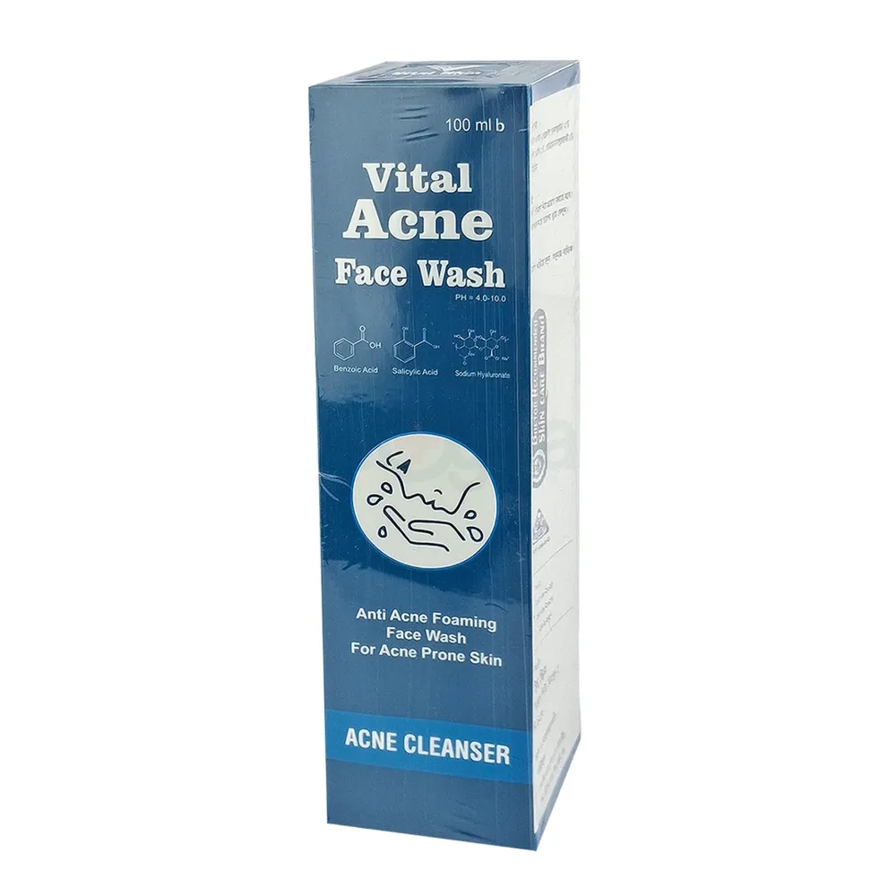 Vital Acne Face Wash 100ml  