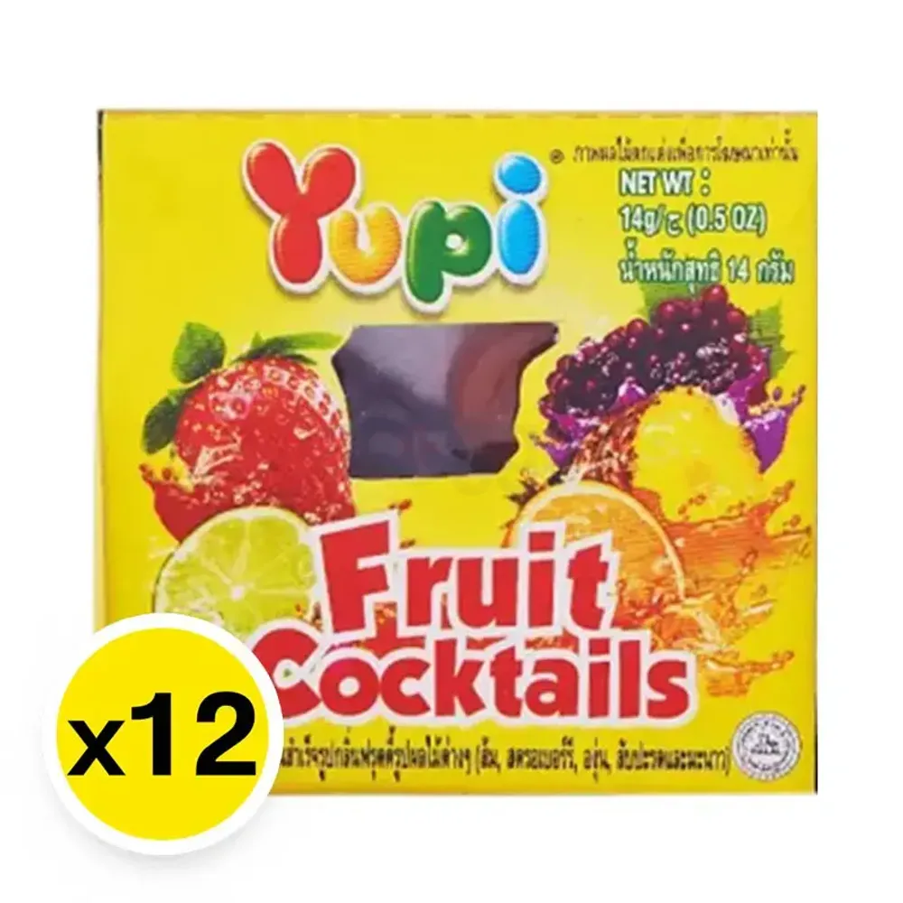 Yupi Fruit Cocktails Gummy Candy (14g x 12Pcs) price in Bangladesh | Arogga