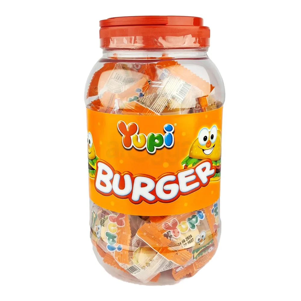 Yupi Mini Burger Gummy Candy Bottle 36pcs price in Bangladesh | Arogga