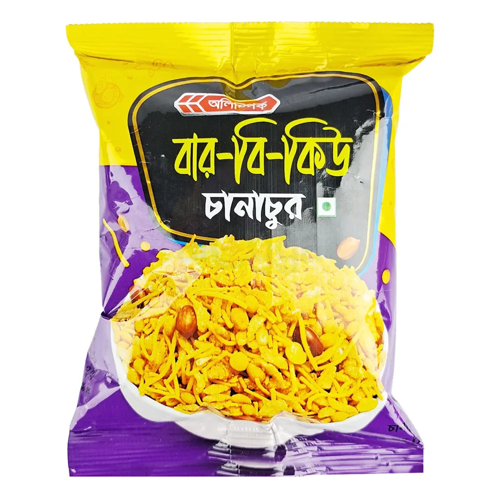 Olympic BBQ Chanachur – Spicy & Crunchy Snack Pouch Pack (22g)  