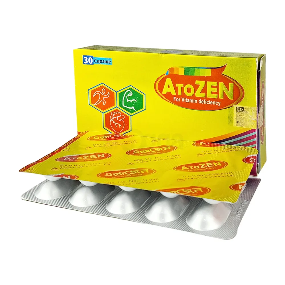 AtoZEN For Vitamin Deficiency Multivitamins + Multiminerals capsule