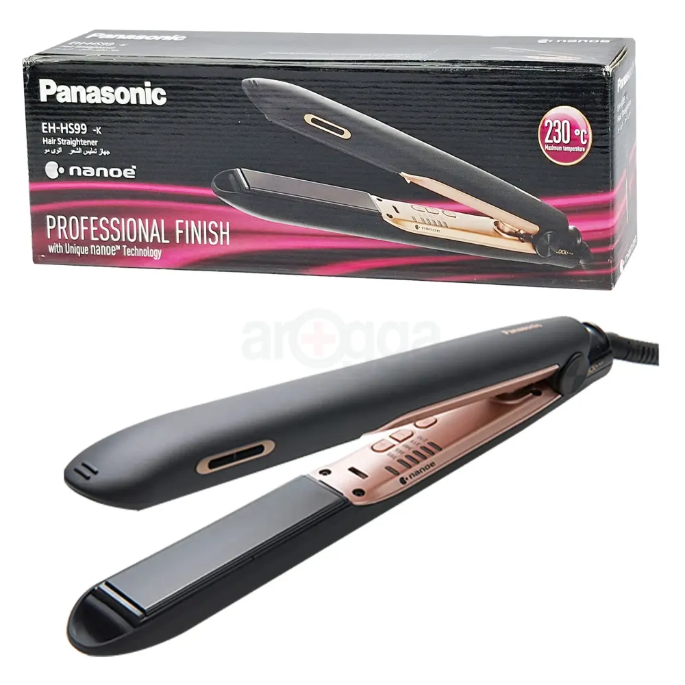 Panasonic EH-HS99 Nanoe Hair Straightener – Advanced Sleek & Shiny Styling for Women  