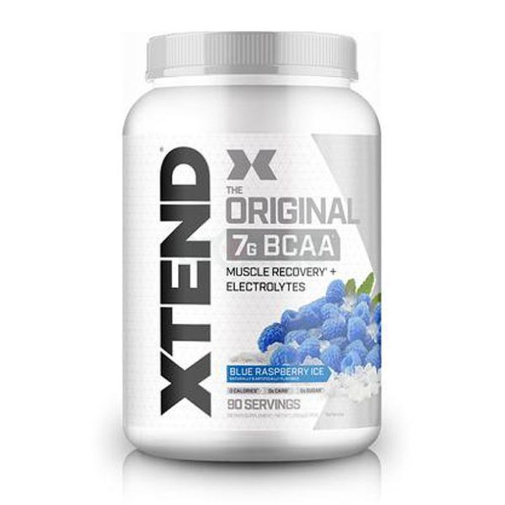 XTEND BCAA, Blue Raspberry Ice Protein Powder - 90 Serving  
