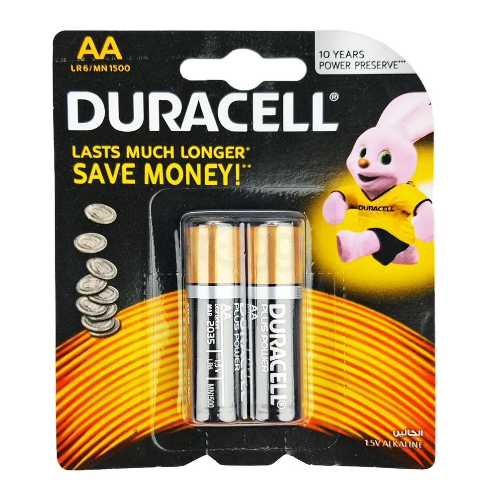 Duracell Alkaline Batteries LR6 1.5v (Size-AA)  