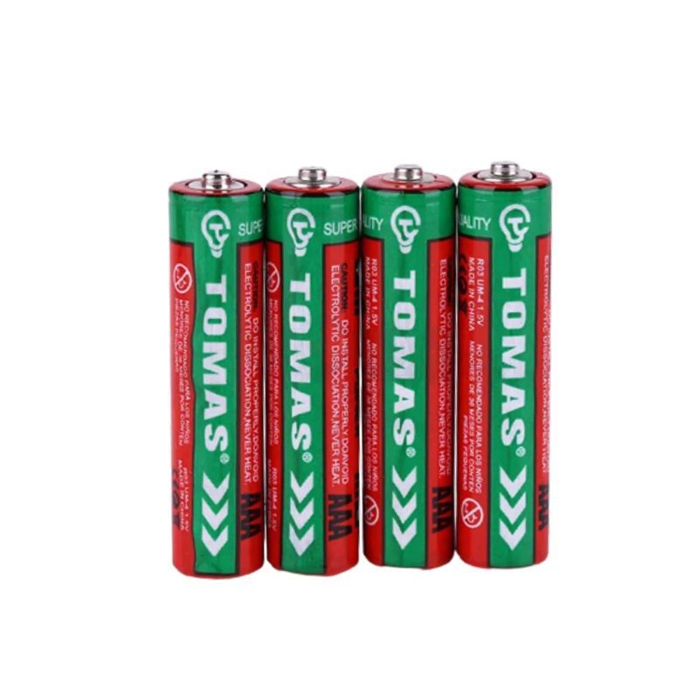 Tomas Super Quality Battery R03 UM-4 (Size-AAA) 1.5v 4pcs set  