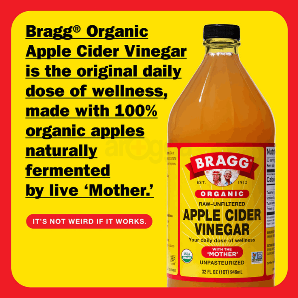 Bragg Apple Cider Vinegar 946ml  