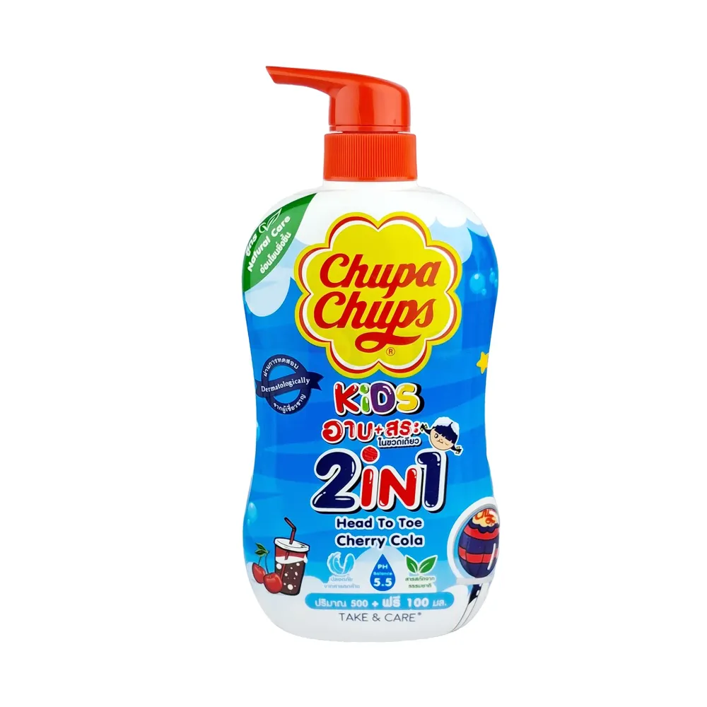 Chupa Chups Baby Bath+Pool 2 in 1 Head To Toe wash Cherry Cola 600ml  