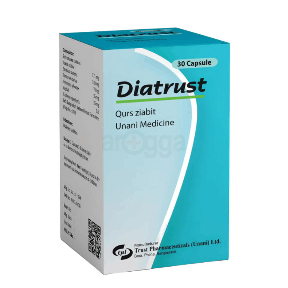 Diatrust Qurs Ziabit 30 Capsules  