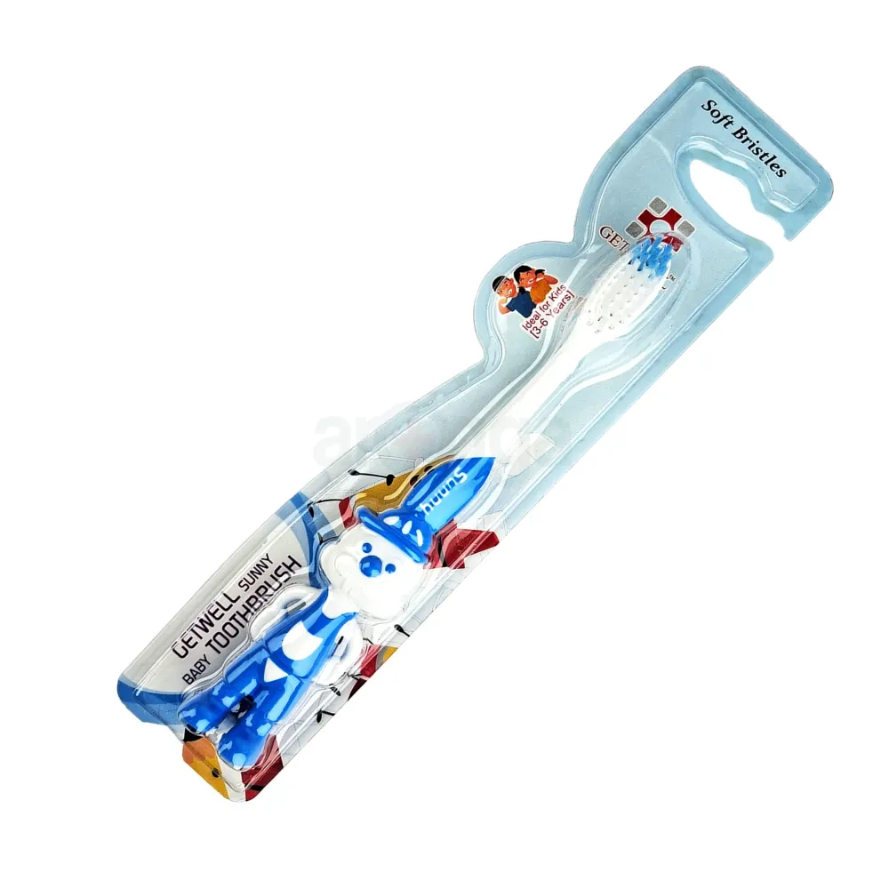 GETWELL Sunny Baby Toothbrush – Soft Bristles for Gentle Oral Care  