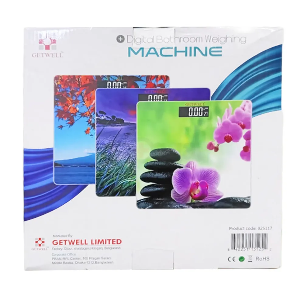 Getwell Digital Bathroom Weighing Scale (Model–GBWM-005) Smart & Accurate Body Weight Monitor  