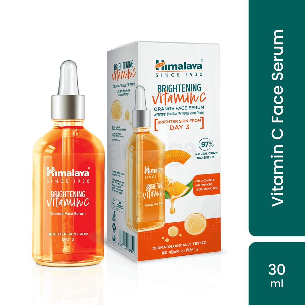 Himalaya Brightening Vitamin C Orange Face Serum 30ml  