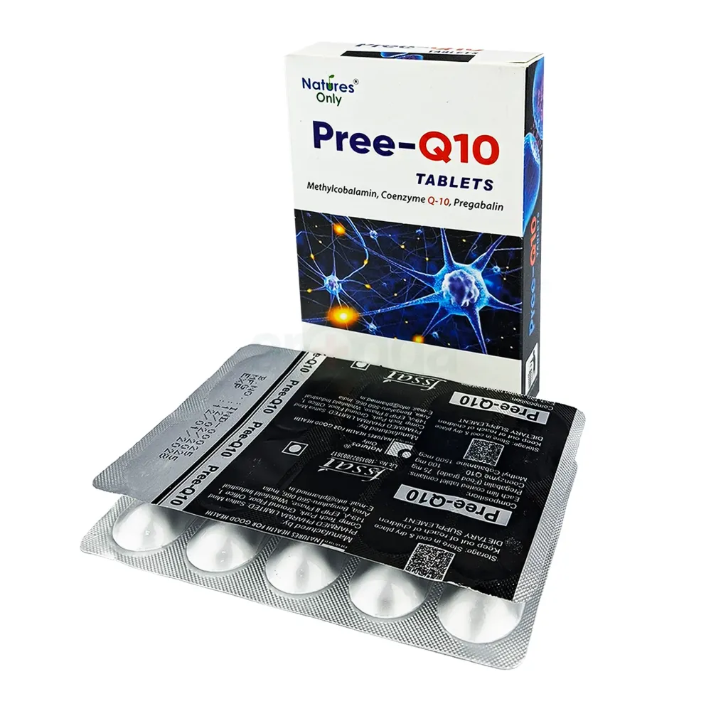 Pree-Q10  Methylcobalamin, Coenzyme Q10, Pregabalin – Dietary Food Supplement  
