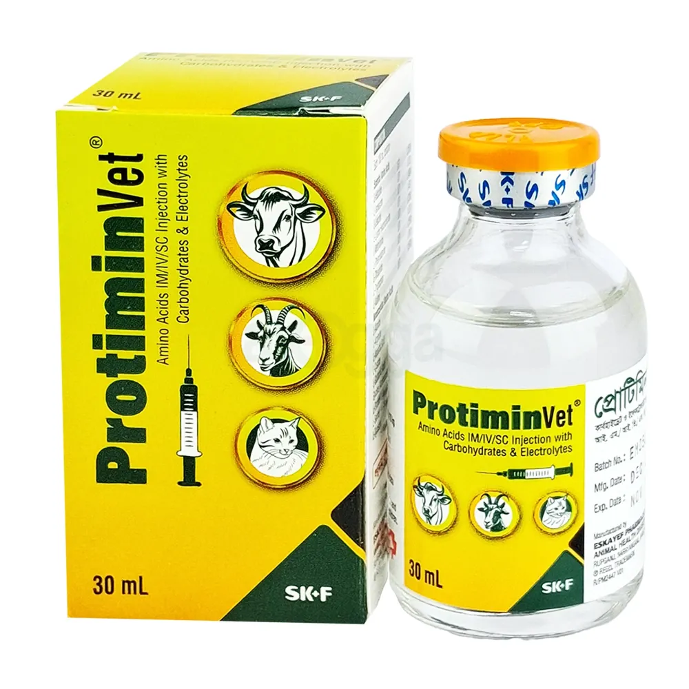 Protimin Vet IV IM Injection 30ml price in Bangladesh | Arogga