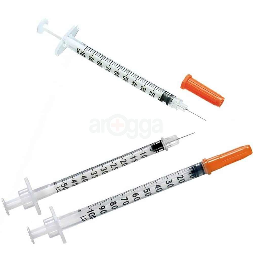MMD Disposable Insulin. Syringe U-100 (31G*5mm) 1ml  