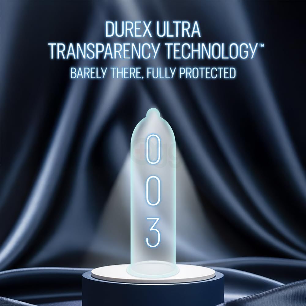 Durex Invisible 003 Thinnest Condom 10pcs  
