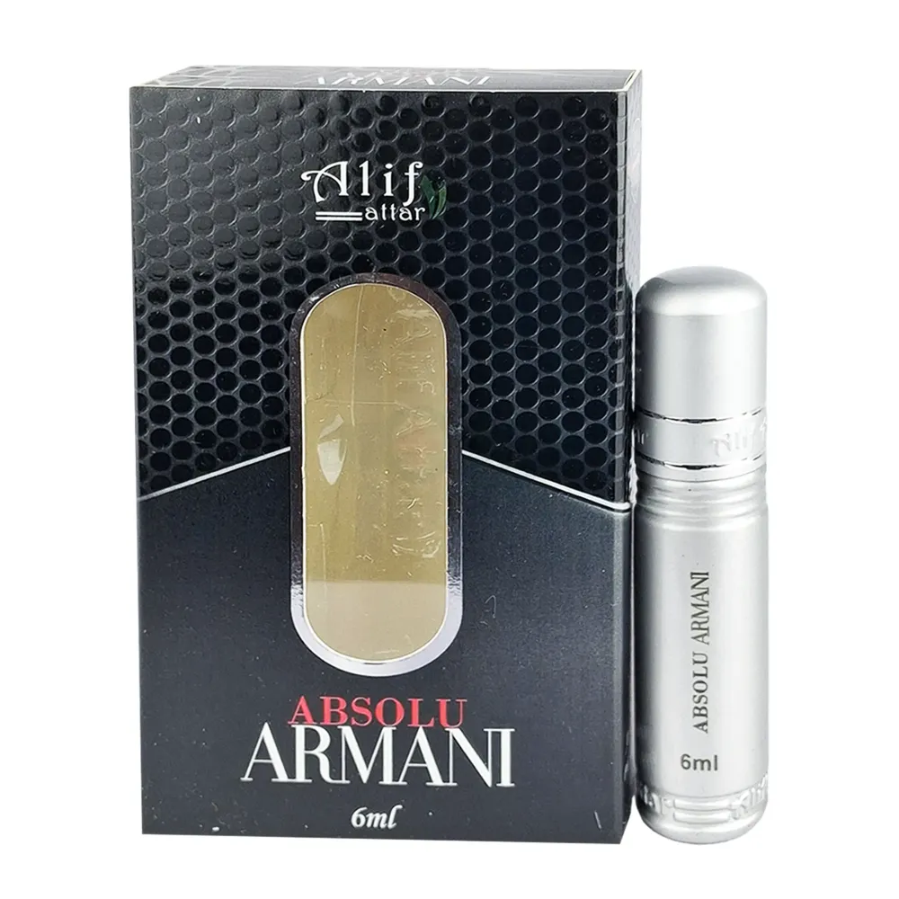 Alif Attar Absolu Armani 6ml – Premium Concentrated Perfume Oil for Long-Lasting Luxury Inspired Fragrance (R15 Series)  
