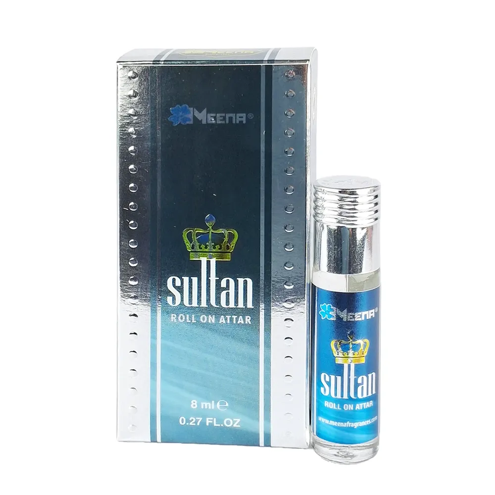 Meena Sultan Roll-On Attar 8ml – Rich Oriental Perfume Oil for Long-Lasting Royal & Bold Fragrance  