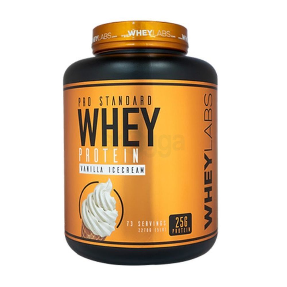 Whey Labs, Pro Standard 100% Whey Protein, Vanilla Ice Cream, 5Lbs  