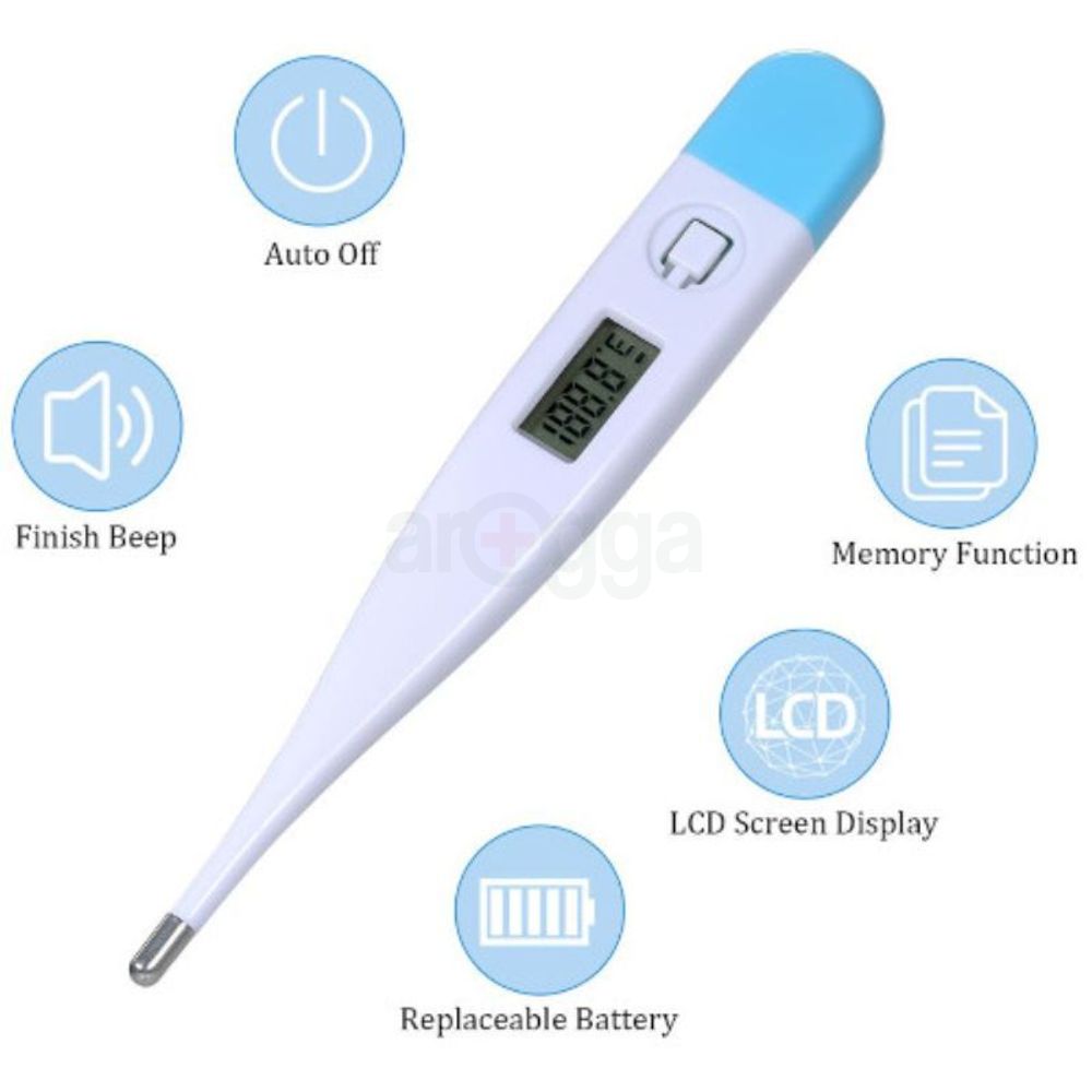 Jeve Digital Thermometer with Automatic Alarm  