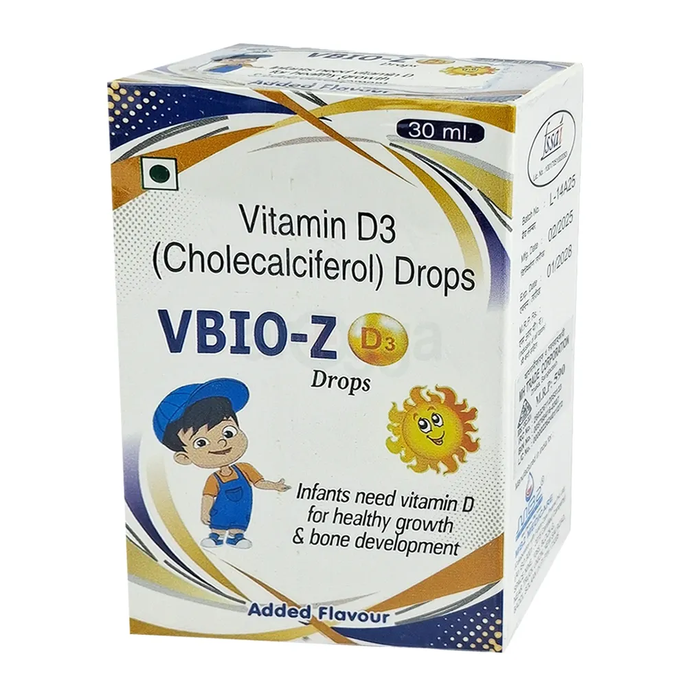 Vbio-Z  (Vitamin D3 Cholecalciferol) Drops 30ml  