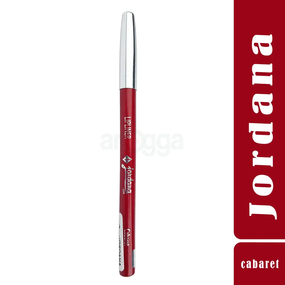 Jordana Lip Liner Cabaret – Stylish Deep Shade Lip Pencil, Smooth Creamy Texture, High Pigment, Long-Wear Formula for Defined, Smudge-Proof & Perfect Lips  