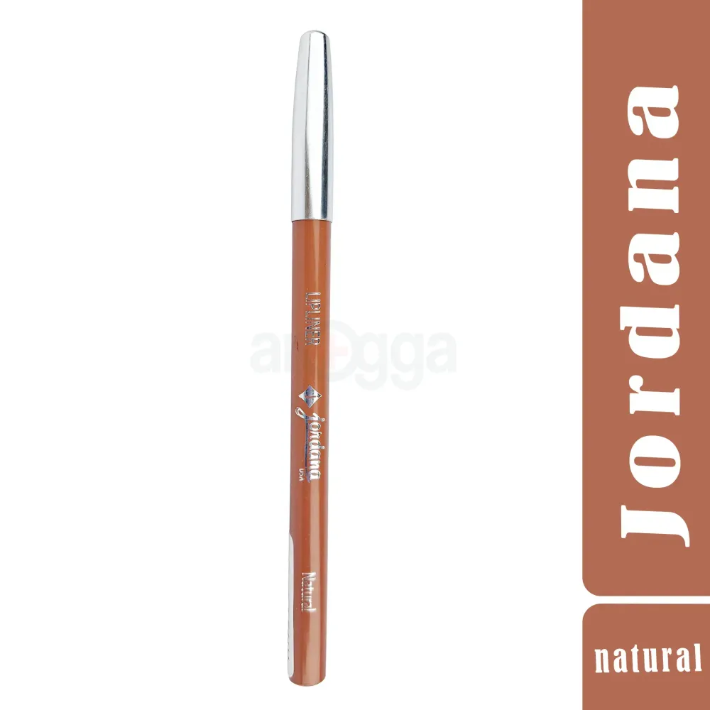 Jordana Lip Liner Natural – Nude Lip Pencil with Smooth Blendable Formula, Long-Lasting Smudge-Free Definition, Perfect Everyday Lip Liner for Natural Makeup Looks  