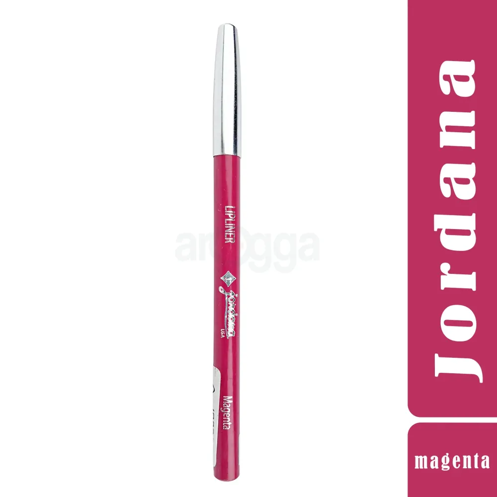Jordana Lip Liner Magenta – Bright Magenta Lip Pencil with Intense Color Payoff, Smooth Creamy Texture, Long-Lasting Smudge-Free Wear for Vibrant Lip Looks  