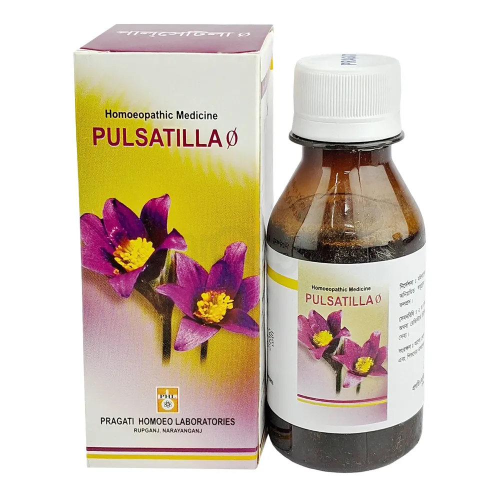 Pulsatilla Q 100ml – Homeopathic Tonic for Women’s Health, Hormonal Imbalance & Menstrual Disorders (Pragati Homeo)  