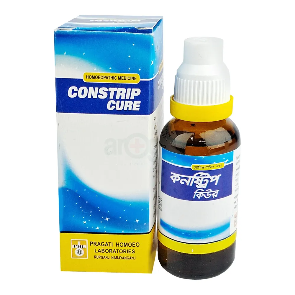 Constrip Cure Drop 30ml – Fast Relief for Constipation & Digestive Health(Pragati Homoeo)  