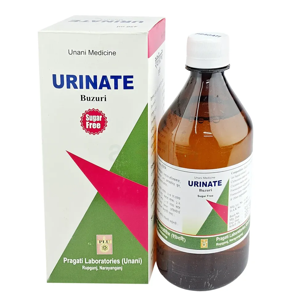 Urinate Buzuri 450ml – Herbal Solution for Urinary Tract Health, Kidney Support (Pragati Laboratories)  