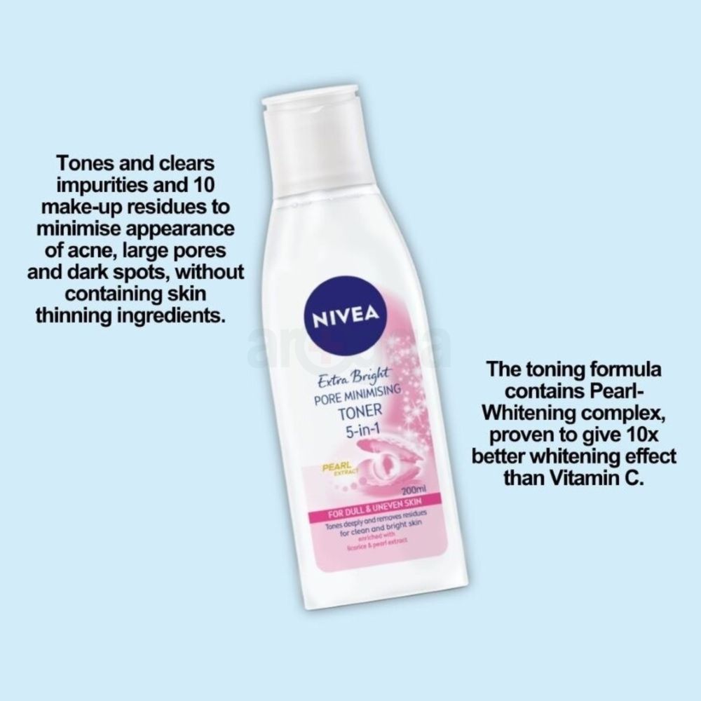 Nivea Extra Bright Pore Minimising Toner 200ml  