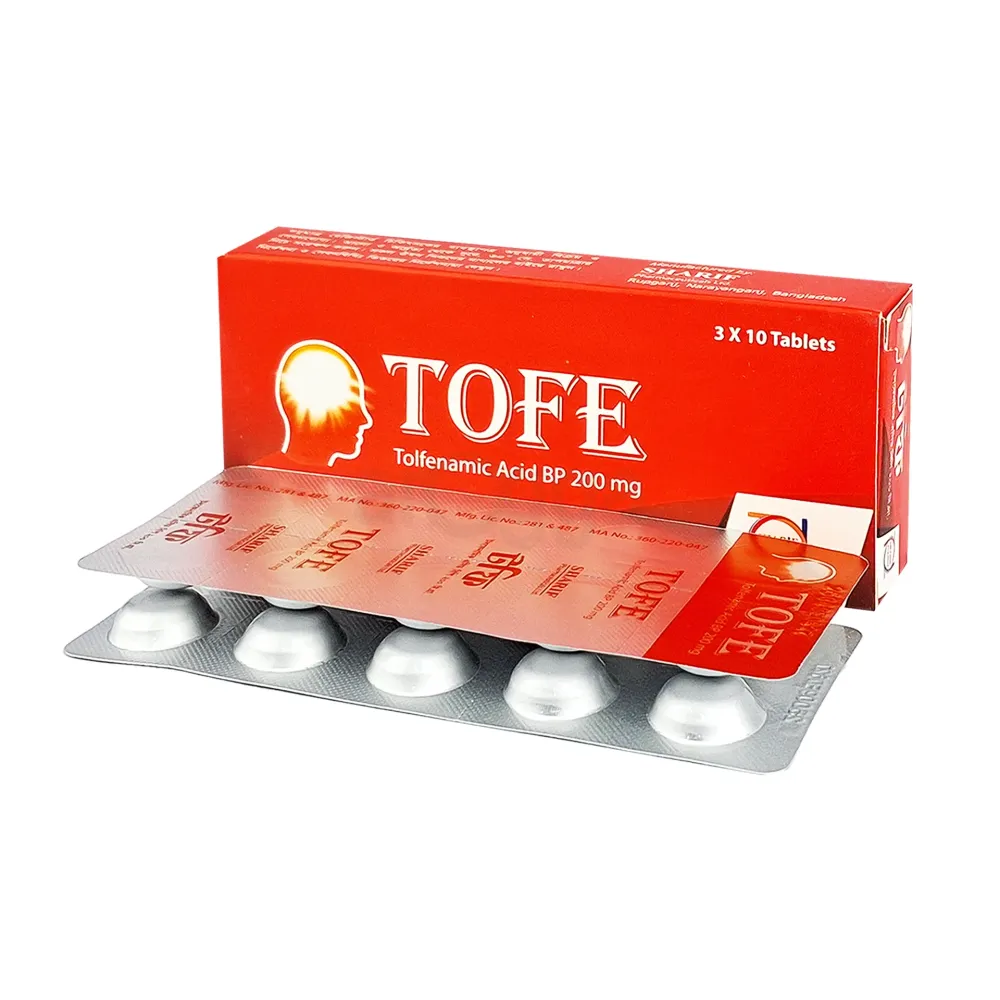 Tofe 200mg tablet