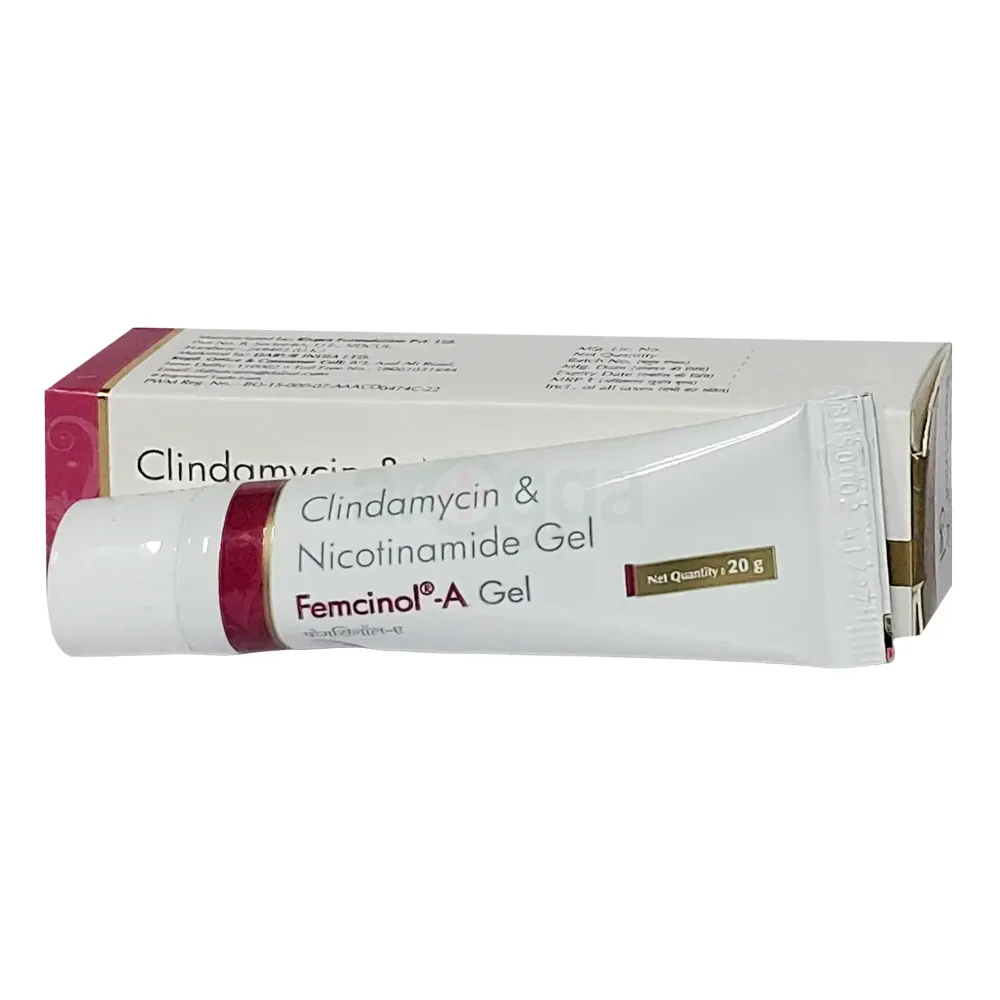Femcinol-A Gel – Clindamycin & Nicotinamide for Acne & Clear Skin  gel