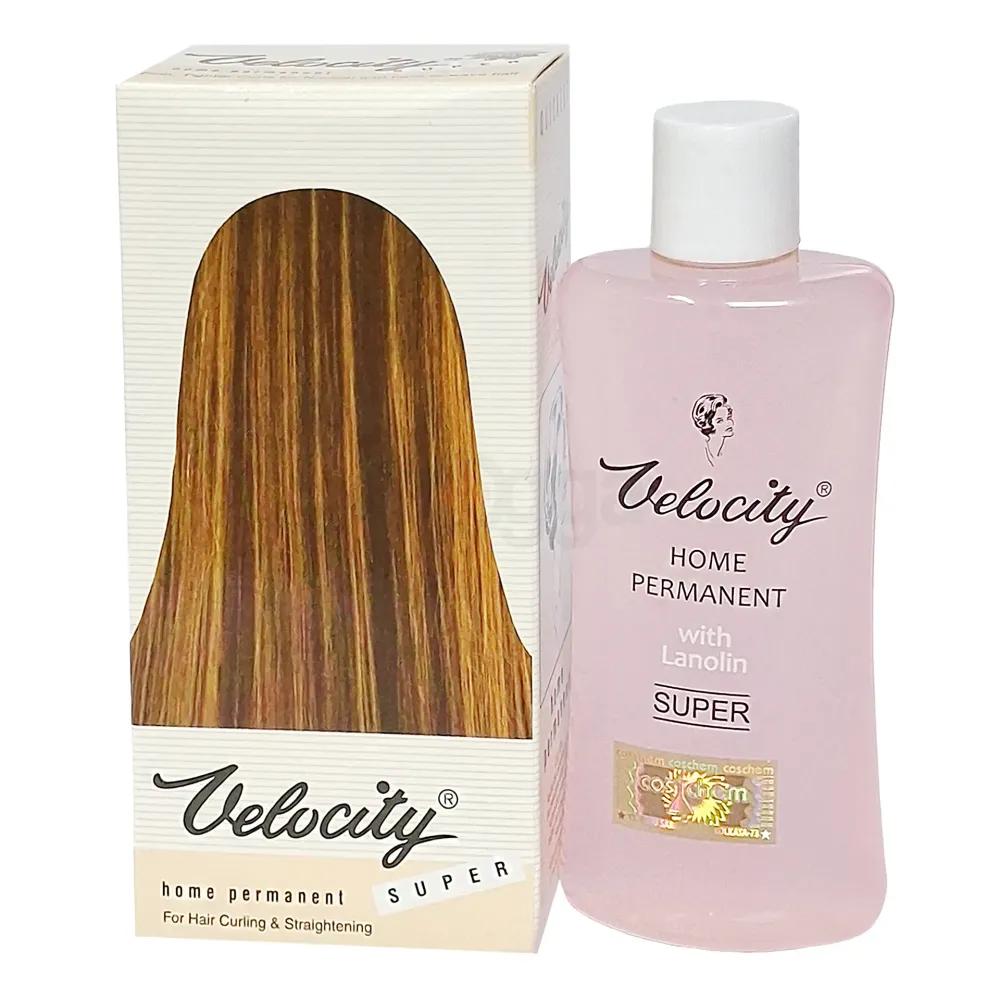Velocity Home Permanent 100ml – Hair Curling & Straightening Cream for Smooth, Long-Lasting Styling at Home  