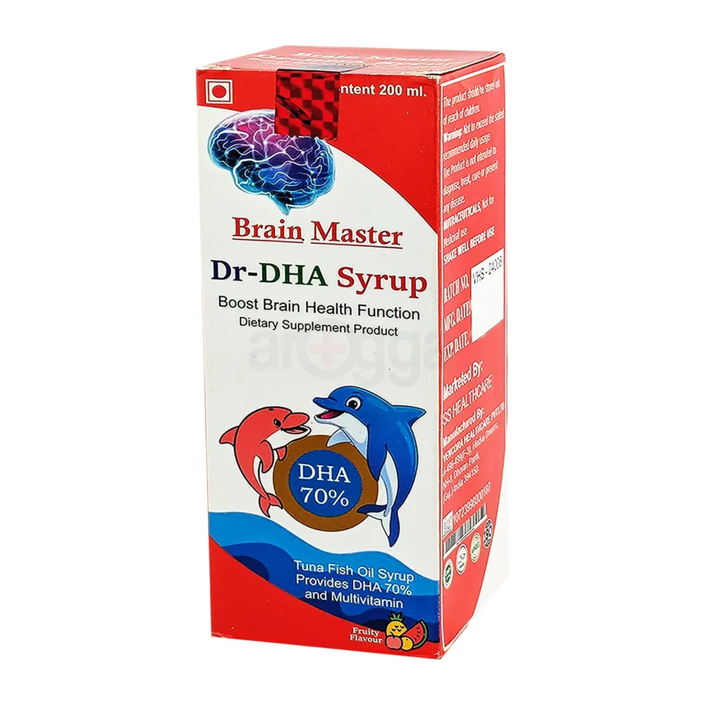 Brain Master DR-DHA Syrup 200ml-Boost Brain Health Function Dietary Supplement   