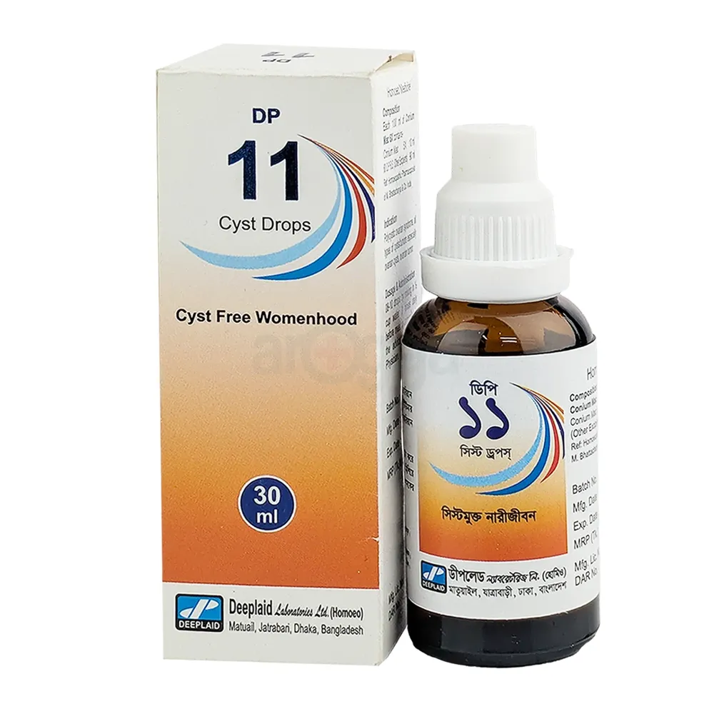 Cyst Drops DP 11 (30ml) – Homeopathic Drops for Cyst-Free Women’s Health  