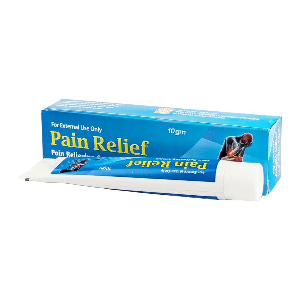 Pain Relief 10gm Ointment – Homeopathic Cream for Muscle, Joint & Body Pain Relief  