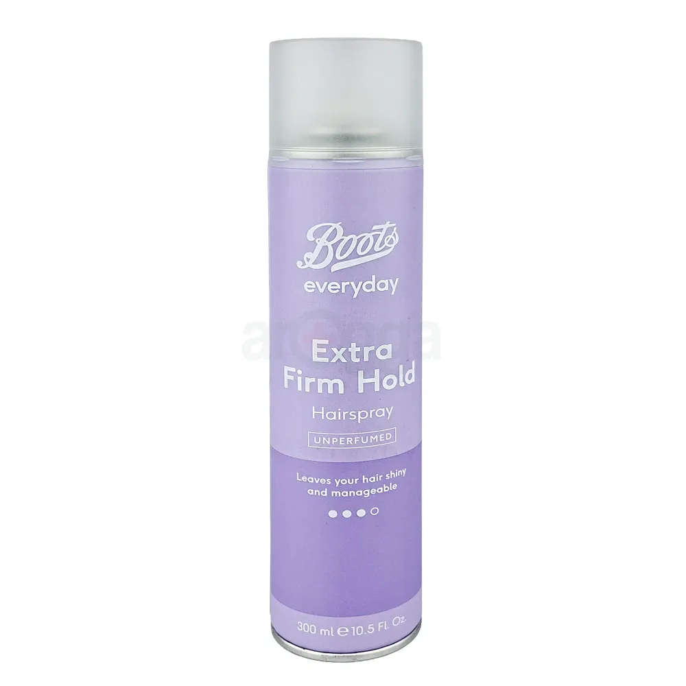 Boots Everyday Extra Firm Hold UnPerfumed Hair Spray – 300ml  