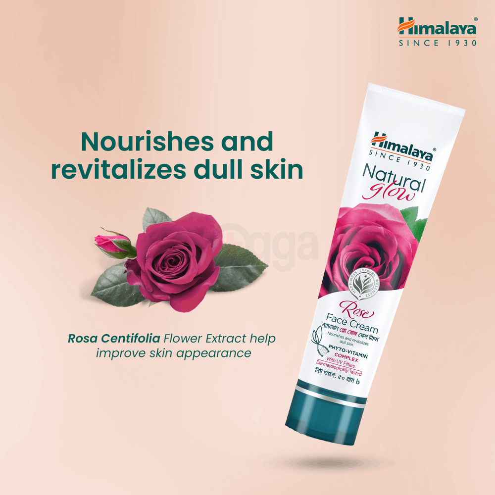 Himalaya Natural Glow Rose Face Cream 50g  