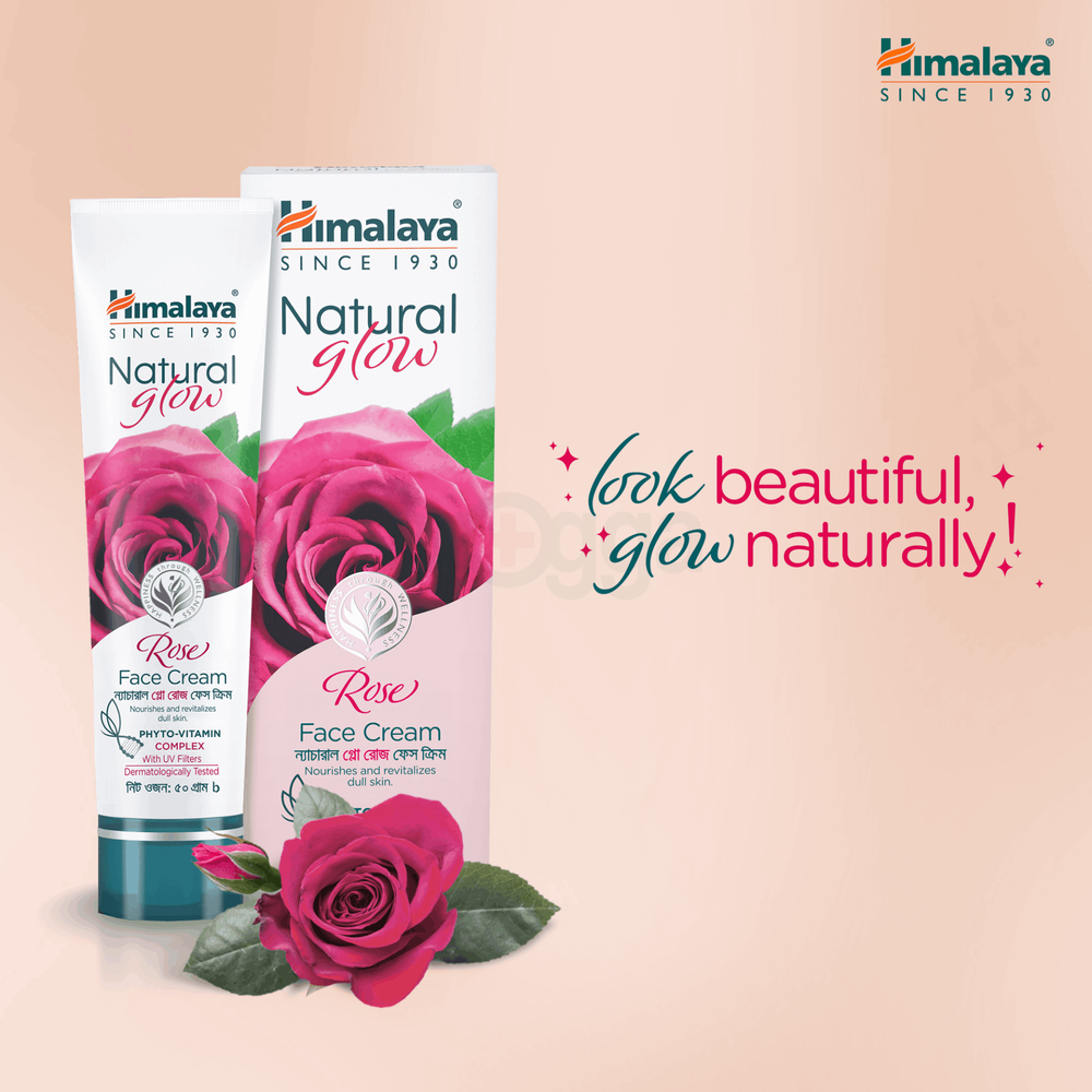 Himalaya Natural Glow Rose Face Cream 50g  