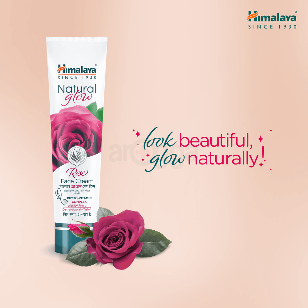 Himalaya Natural Glow Rose Face Cream 50g  